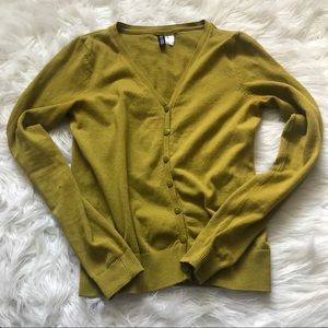 Mustard cardigan